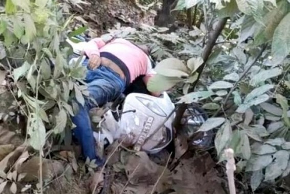 Pre-planned murder of Assam Rifles' Jawan: Dead Body recovered on Scooty in Pabiachora, Kumarghat Pre-planned murder of Assam Rifles' Jawan: Dead Body recovered on Scooty in Pabiachora, Kumarghat